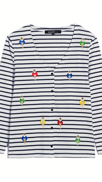 Veste ANANKE marinière
