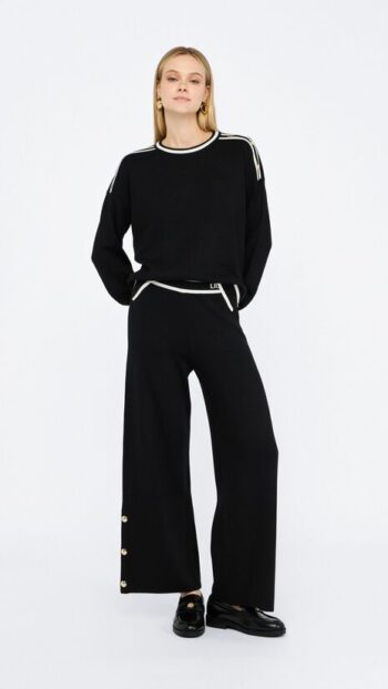 pantalon LIU.JO maille N/B