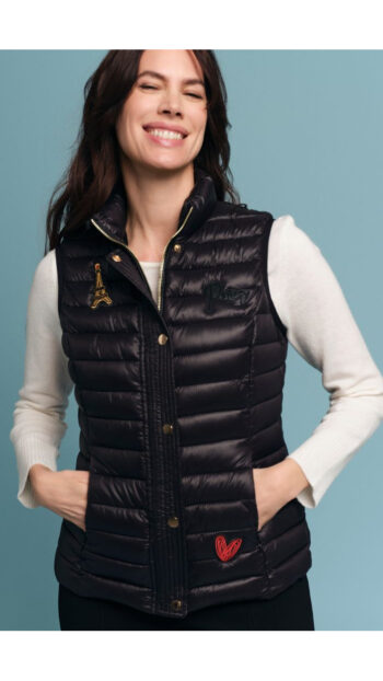 Doudoune sans manches ANANKE écussons