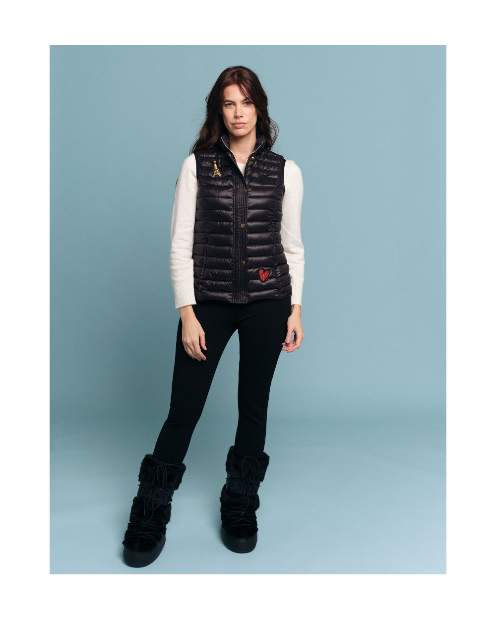 Doudoune sans manches ANANKE écussons