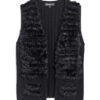Gilet sans mancheS ANANKE maille et fausse fourrure