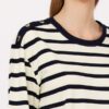Sweat shirt LIU.JO rayé marine et blanc