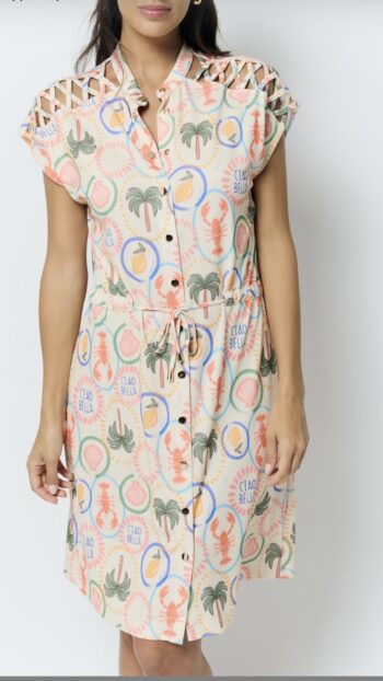 Robe   Ananke imprimée manches courtes