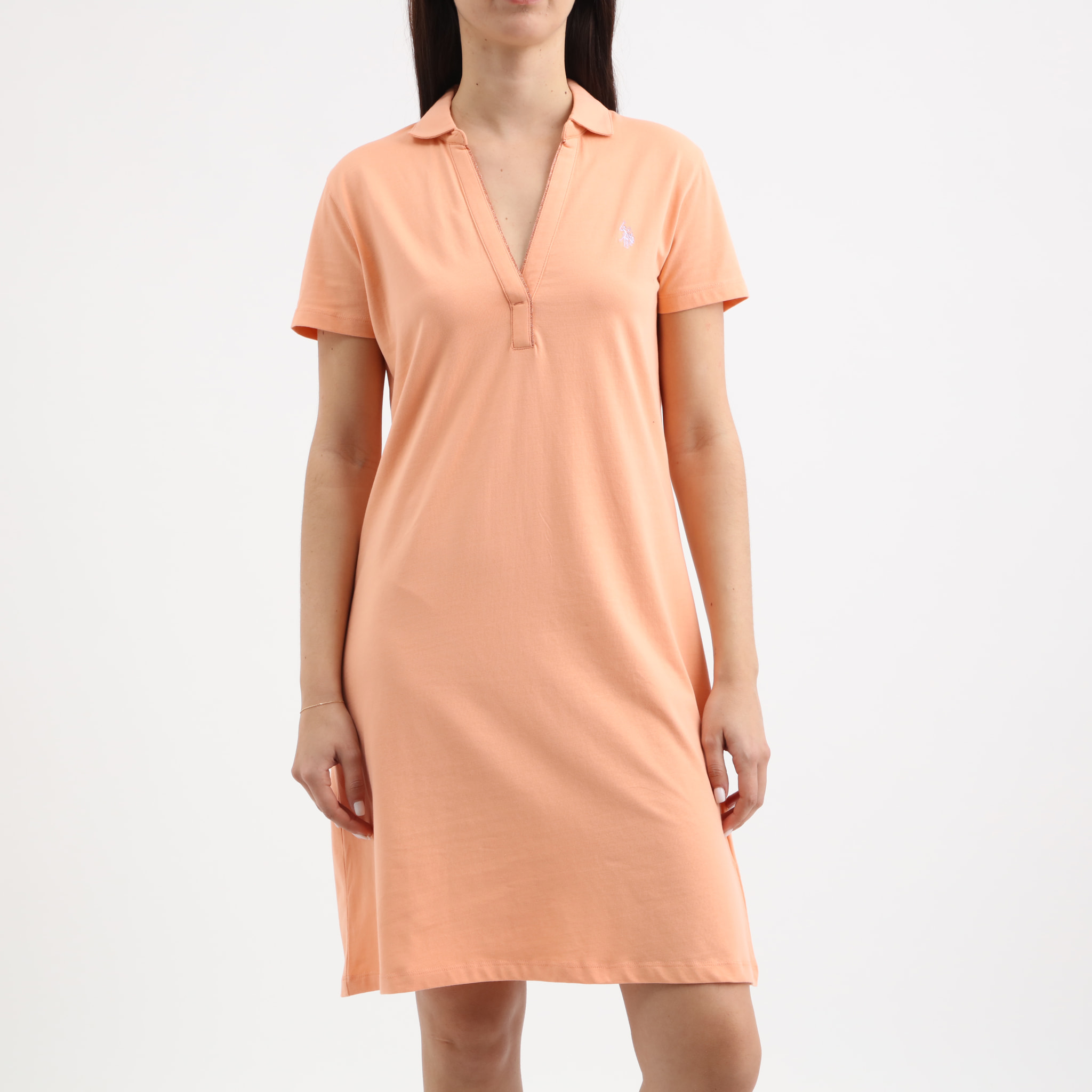 Robe polo US POLO coton stretch