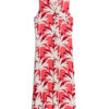 Robe FUEGO imprimé palmier corail et blanc