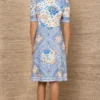 Robe HALE BOB manches courtes bleue