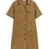 Robe FUEGO beige palmier dans le dos en broderie anglaise