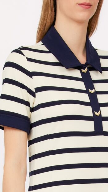 Robe LIU.JO rayée marine et blanc