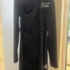 Robe VERSACE JEANS COUTURE noire en velours