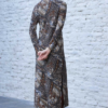 Robe longue Nathalie CHAIZE imprimée